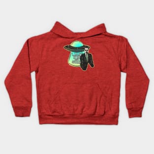 Our Strange Skies - Our UFO Dad Kids Hoodie